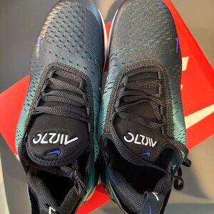 Nike Air Max 270 (GS) - Black White Everegreen/Aura